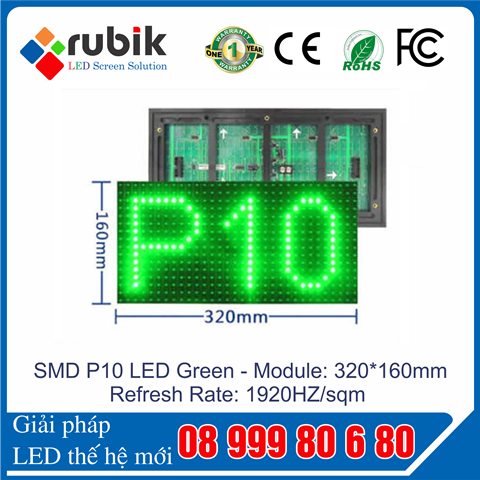 led-p10-rubik-xanh-la